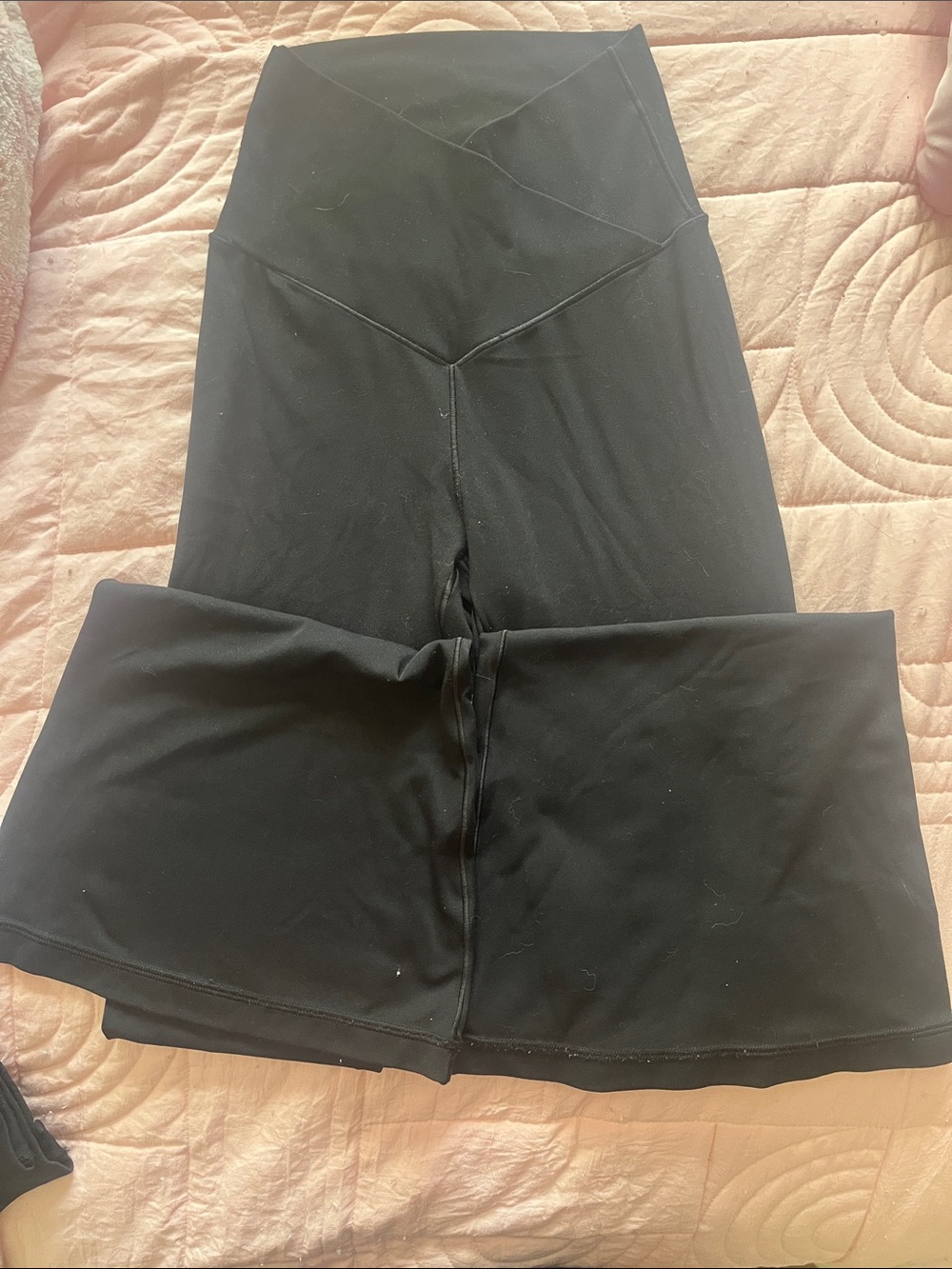 Aerie Set of 2 Black Flared Leggings